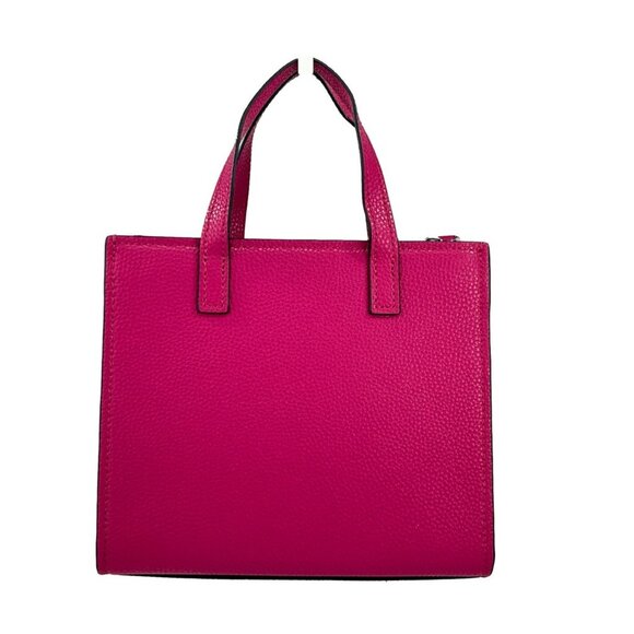 NEW Marc Jacobs Mini Grind Pink Leather Crossbody Bag Purse Lipstick Pink - Picture 3 of 5